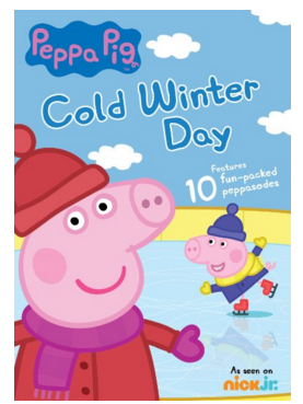 peppa pig cold winters day dvd