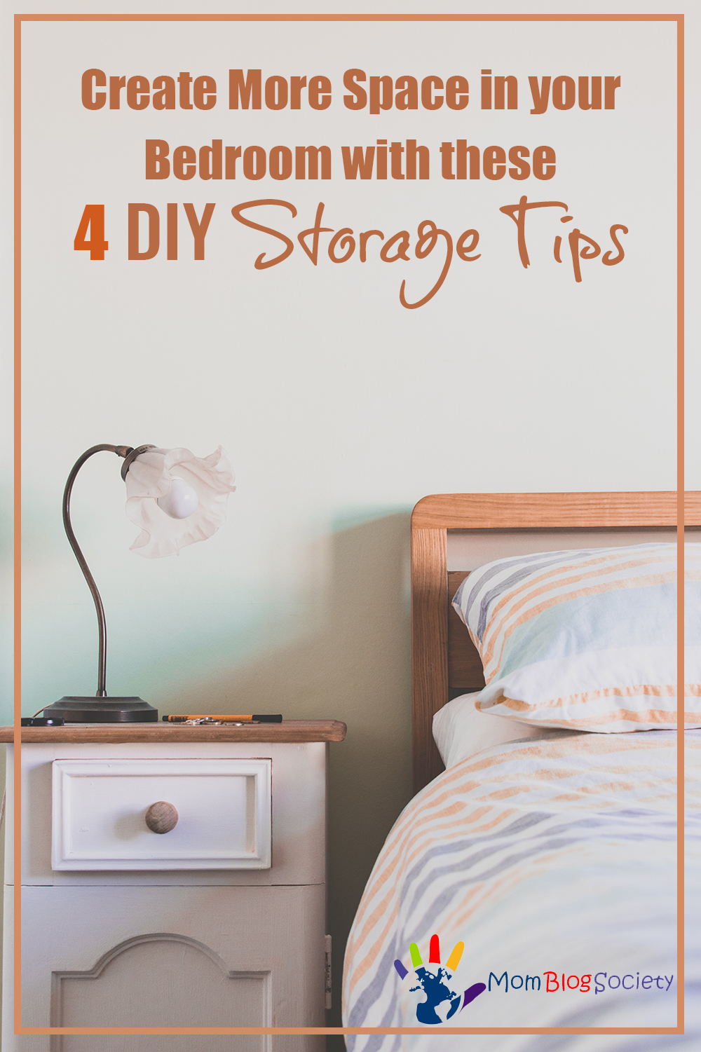Create More Space in your Bedroom with these 4 DIY Storage Tips