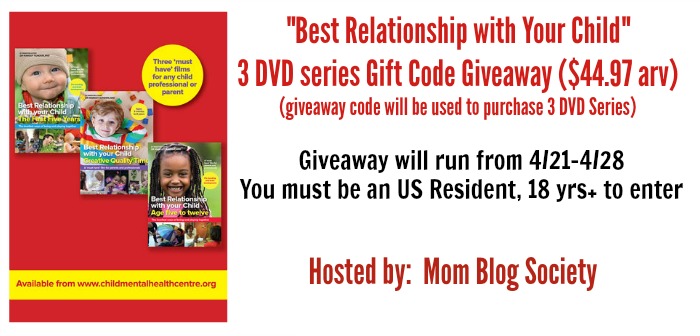 best relationship with your child giveaway