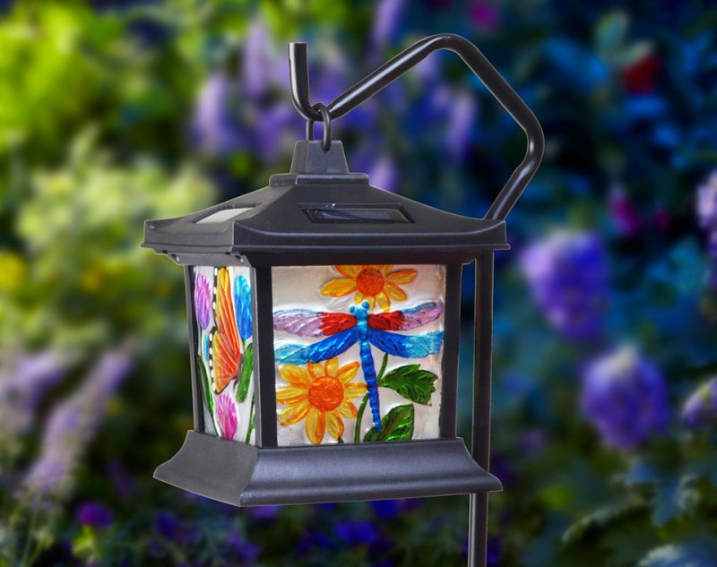 Get Ready for Spring with Floral Stained Glass Lights from Moonrays