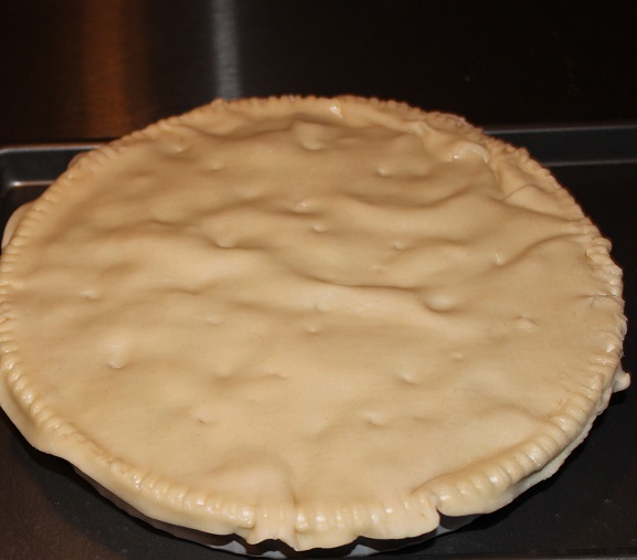 pie ready for oven