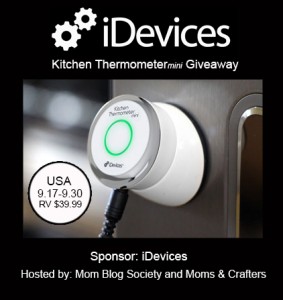 iDevices Kitchen Thermometer Mini giveway