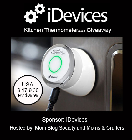 iDevices Kitchen Thermometer Mini giveaway