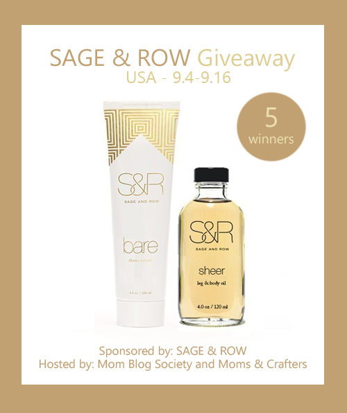 Sage & Row Giveaway