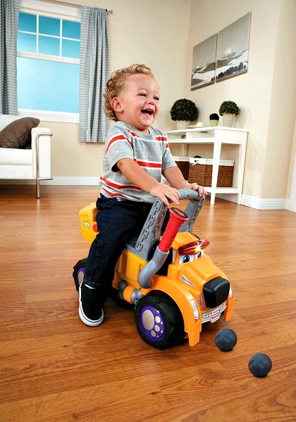 little tikes dump truck ride on