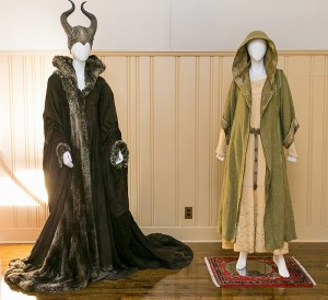 costumes worn by Angelina Jolie and Elle Fanning in Maleficent!