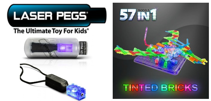 Laser Pegs 8 in 1 Tank Runner Lighted Construction Toy for sale online 