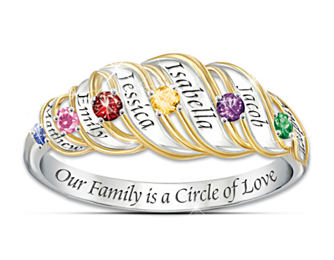 Bradford exchange deals birthstone rings