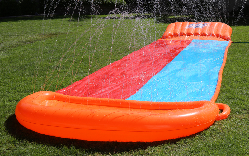 h2o slide water summer fun double single triple comes feet momblogsociety