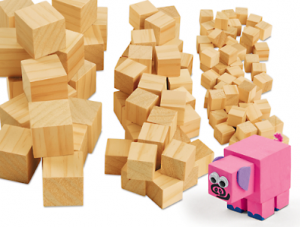 Lakeshore Wooden Craft Cubes