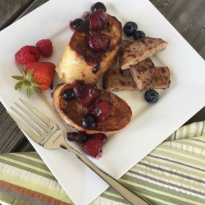 mixed berry french toast