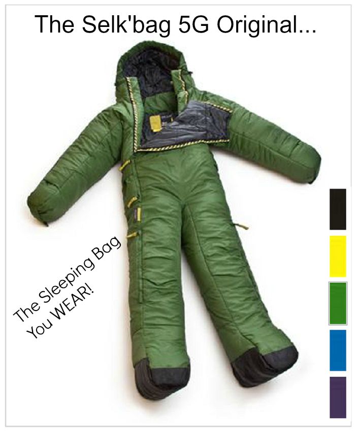 Size Chart - Selk'bag - The Original Wearable Sleeping Bag