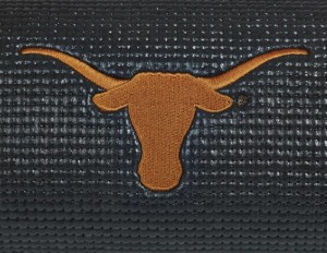 Texas logo longhorns yoga mat