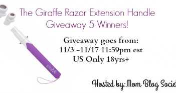 giraffe razor extension handle giveaway