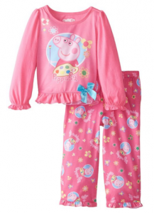 Peppa Pig Pink Pajamas 2 piece