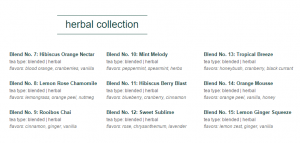 herbal collection