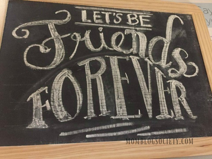 Chalk Ink lets be forever friends
