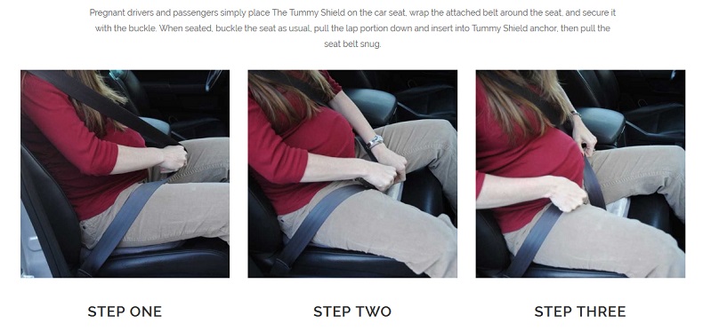 Tummy Shield Pregnancy Comfort Seat Belt Adjuster