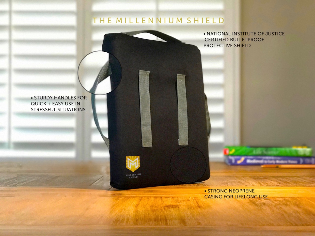THE MILLENNIUM SHIELD The Backpack That Protects Your Child