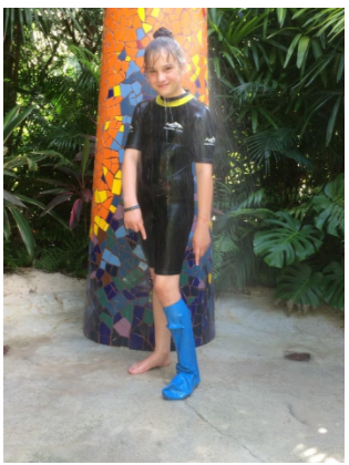 Saving school holidays – Bloccs’ waterproof cast and dressing protectors