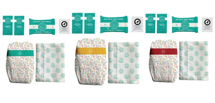 Poop Happens! When it Does Use this One Time Bamboo Natural Diaper Changing Set