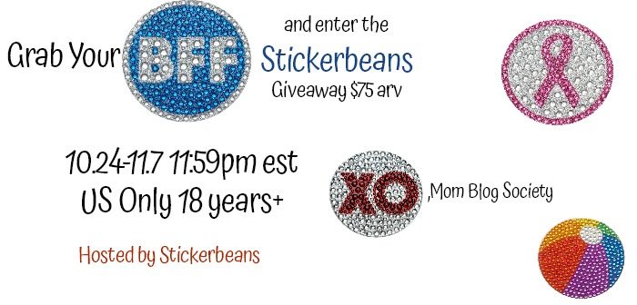 stickerbeans giveaway 10.24-11.7 11:59pm est US Only 18 years +