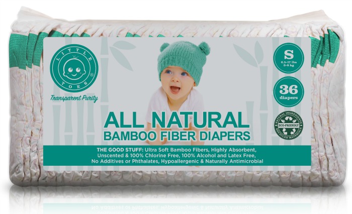 Natural Bamboo Diaper - Naturally Antibacterial