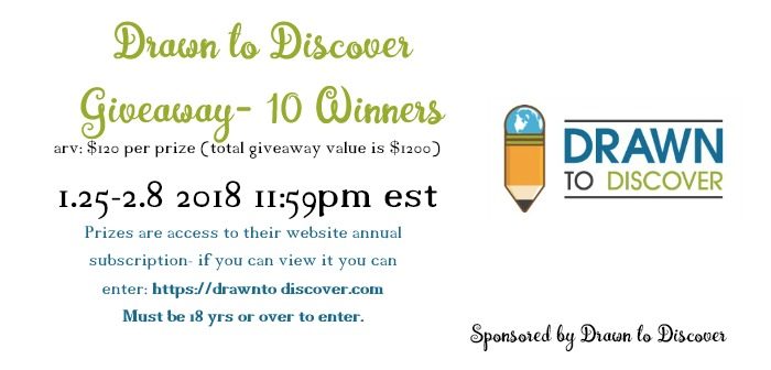 drawn to discover giveaway