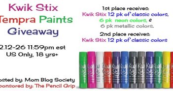 Kwik Stix Giveaway Tempra Paints