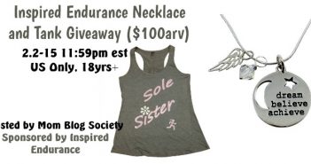 Inspired Endurance Necklace and Tank Giveaway ($100arv)