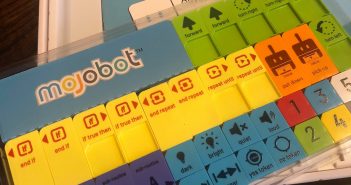 Mojobot is a robot and board game that makes it easy for kids and adults alike to pick up and learn the core principles of coding and robotics.